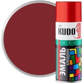 KUDO-1004 Эмаль вишневая 520мл алкидная RAL3011 KUDO-1004 Эмаль вишневая 520мл алкидная RAL3011