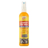 Полироль кож.,рез.,пласт.защитный 300мл Leather&Tire wax Protec