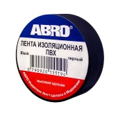 Изолента ABRO черная 25мм*9,1м ET-912-25-10-BLK-RE Изолента ABRO черная 25мм*9,1м ET-912-25-10-BLK-RE
