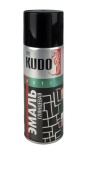 KUDO-1002 Эмаль черная глянцевая 520мл алкидная RAL9005 KUDO-1002 Эмаль черная глянцевая 520мл алкидная RAL9005