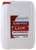 Антифриз -40 SINTEC LUXE G12+ 10кг красный Антифриз -40 SINTEC LUXE G12+ 10кг красный